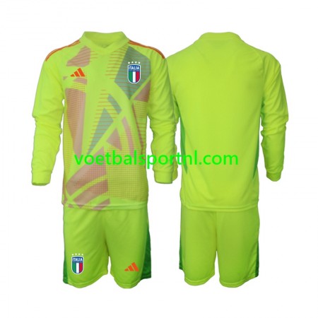 Italië Doelman Kind Thuis Tenue EK 2024 L/S